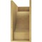 Ekena Millwork 11"W x 22"D x 22"H Classic Newport Rough Cedar Woodgrain TimberThane Corbel, Primed Tan CORUR11X22X22NEWRCPR - alternate 6